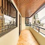 Apt C/ Churrasqueira A 80M Da Praia Erv0101